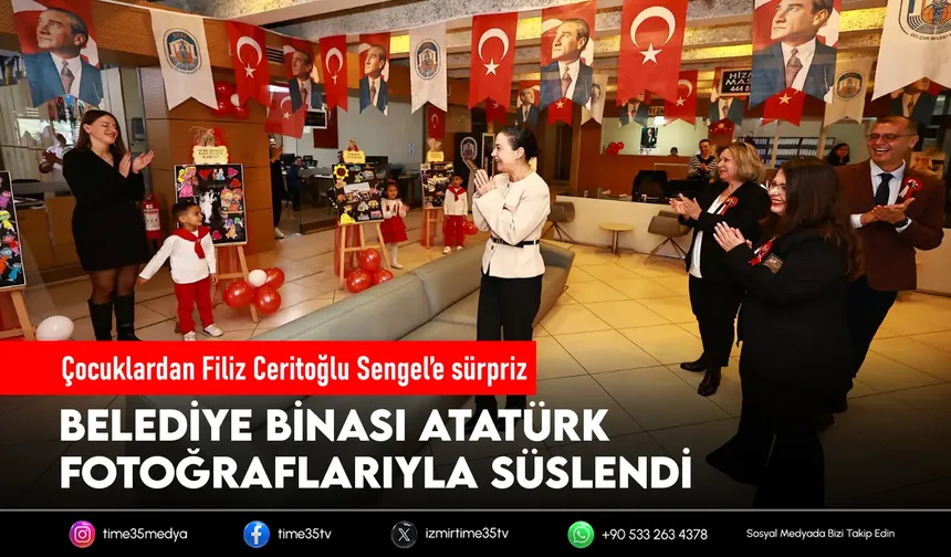 Efes Selçuk’ta Cumhuriyet coşkusu çocukların sürpriziyle başladı