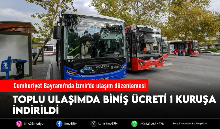 Toplu ulaşım seferlerine bayram düzenlemesi