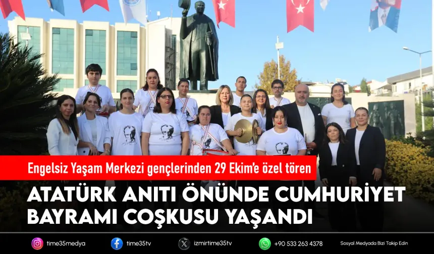 Efes Selçuk’ta engel tanımayan gençlerden Cumhuriyet coşkusu