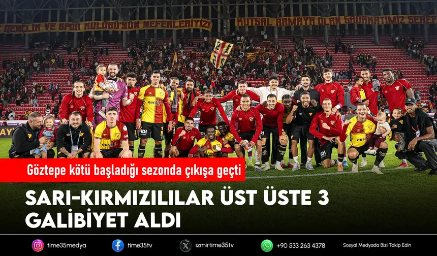 Göztepe 3'te 3'le kendini buldu