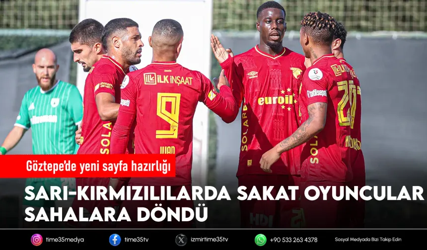 Göztepe’de milli ara ilaç gibi geldi: 4 oyuncu dönüyor