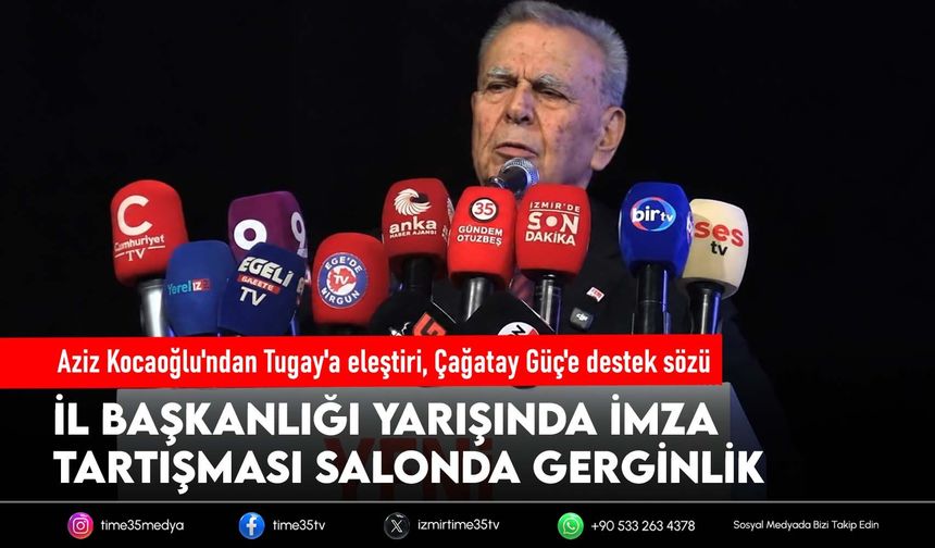 Aziz Kocaoğlu'ndan Tugay'a eleştiri, Çağatay Güç'e destek sözü