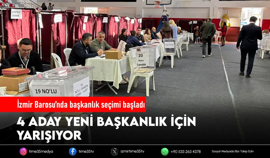 İzmir Barosu’nda seçim heyecanı