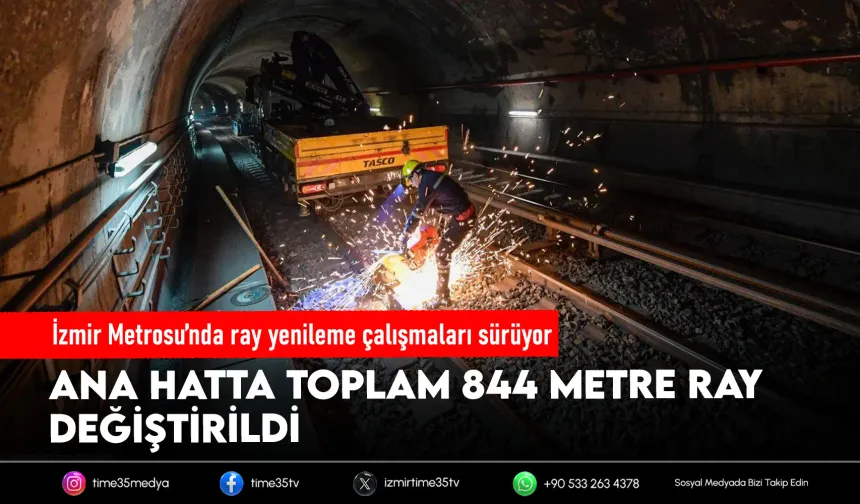 Metro raylarında değişim zamanı