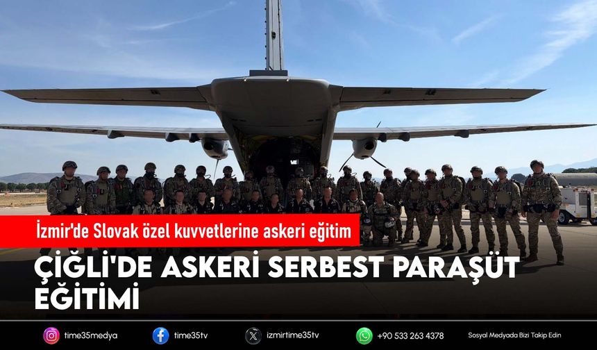 İzmir'de Slovak özel kuvvetlerine askeri eğitim