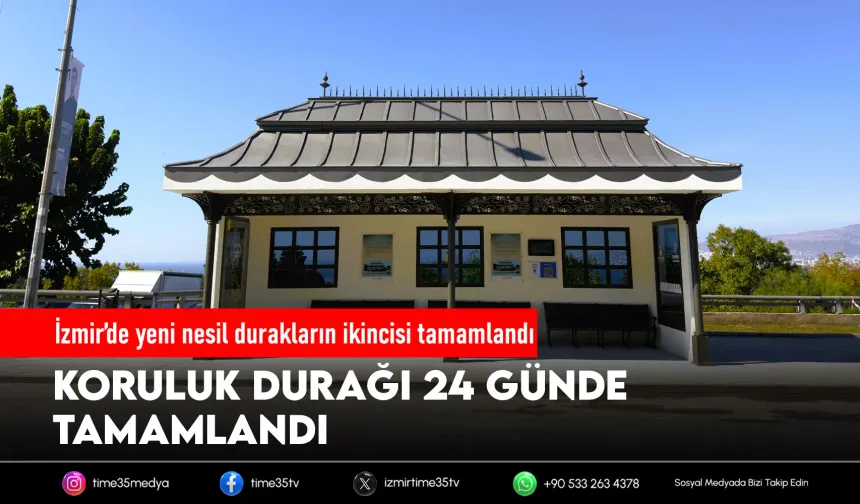 İzmir’de yeni nesil durakların ikincisi tamamlandı