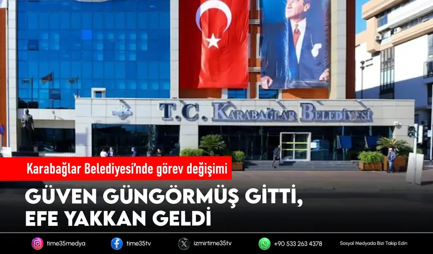 Karabağlar Belediyesi’nde başkan yardımcısı değişikliği