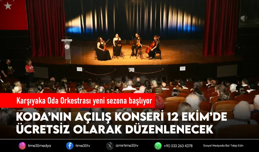 Karşıyaka Oda Orkestrası yeni sezona başlıyor