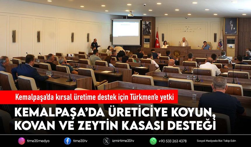 Kemalpaşa Meclisi’nden kırsal kalkınma için destek kararı