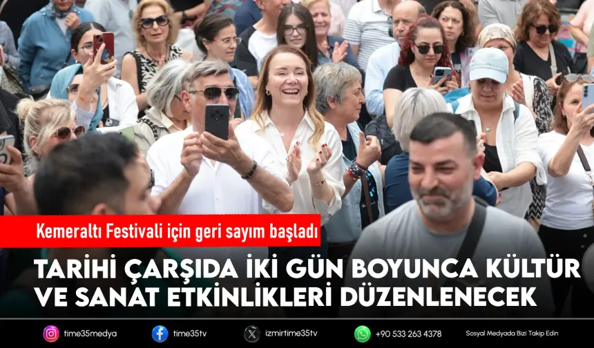 Kemeraltı’nda festival heyecanı: Başkan Mutlu’dan İzmirlilere davet