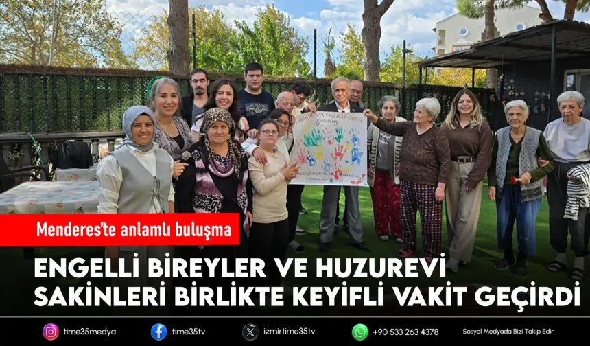 Menderes Belediyesi’nden huzurevi ziyareti
