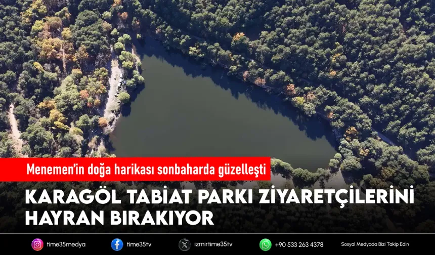 Karagöl Tabiat Parkı’nda sonbahar manzarası