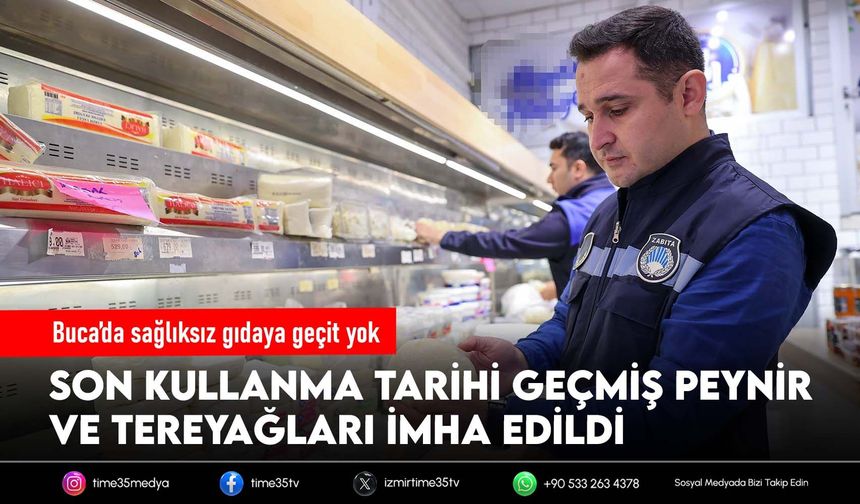 Buca'da şarküteriye denetim: 109,5 kilo ürüne el konuldu