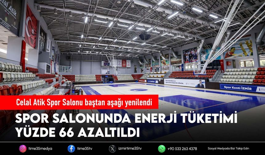 Celal Atik Spor Salonu baştan aşağı yenilendi