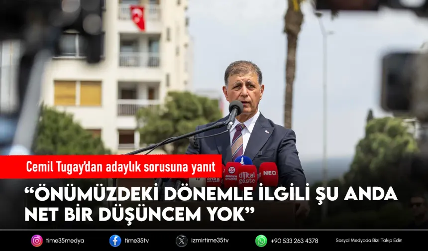 Tugay’dan adaylık sorusuna yanıt: “Hiçbir görevden kaçmam”