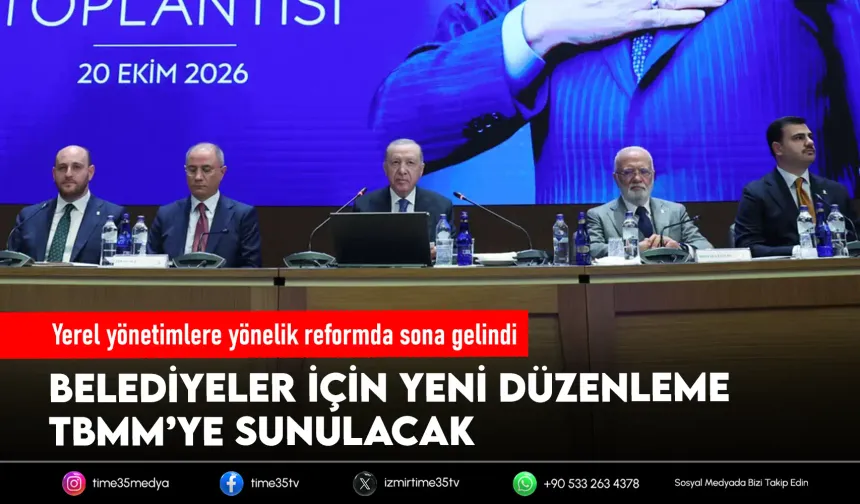 Belediyelere yönelik reformda sona gelindi