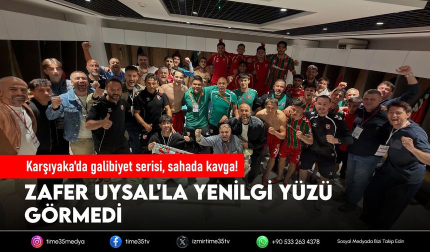 Karşıyaka'da galibiyet serisi, sahada kavga!