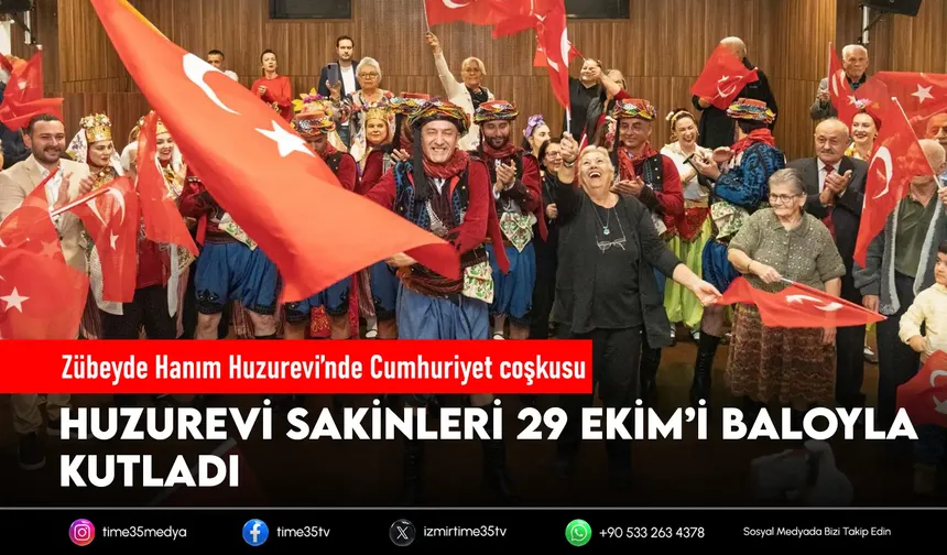 Huzurevinde coşkulu 29 Ekim balosu