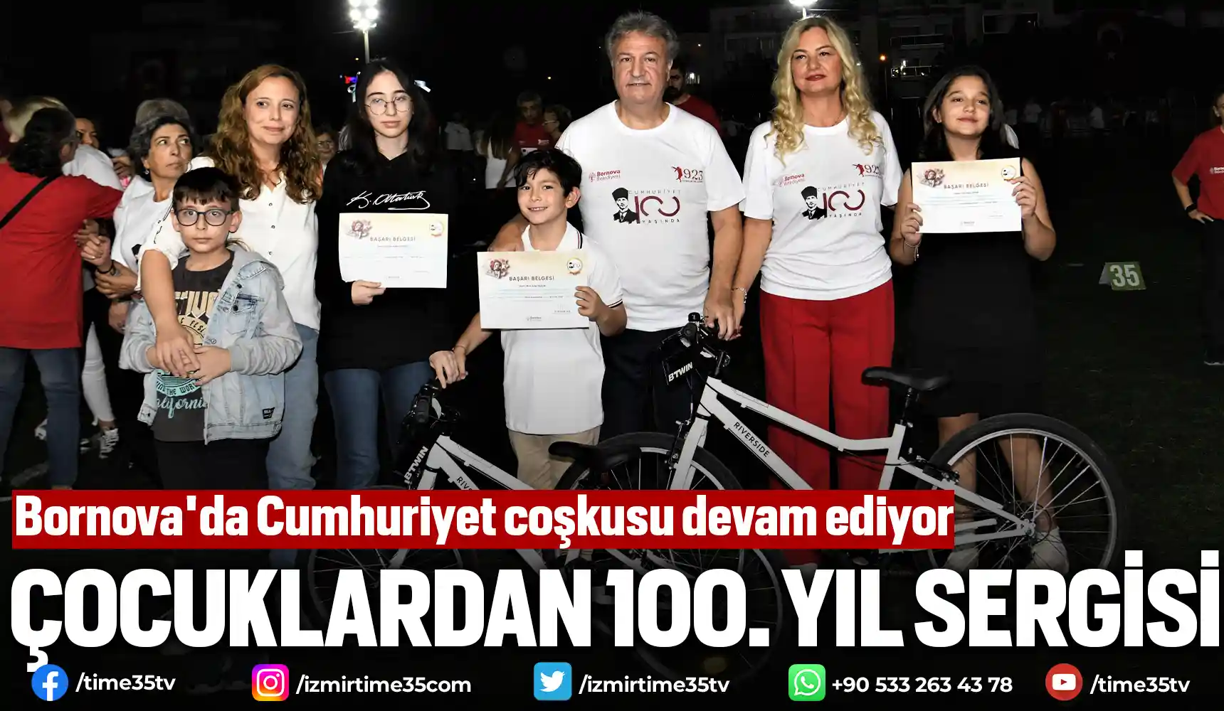 Bornova’da Resimlerle 100. Yıl Coşkusu - İzmir'in En İyi Haber Sitesi