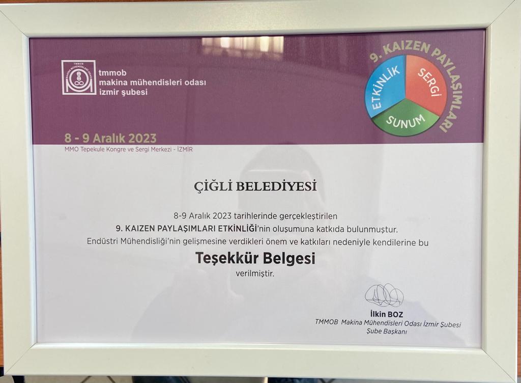 Çiğli Belediyesi Kaizen Paylaşımları Haberi (2)