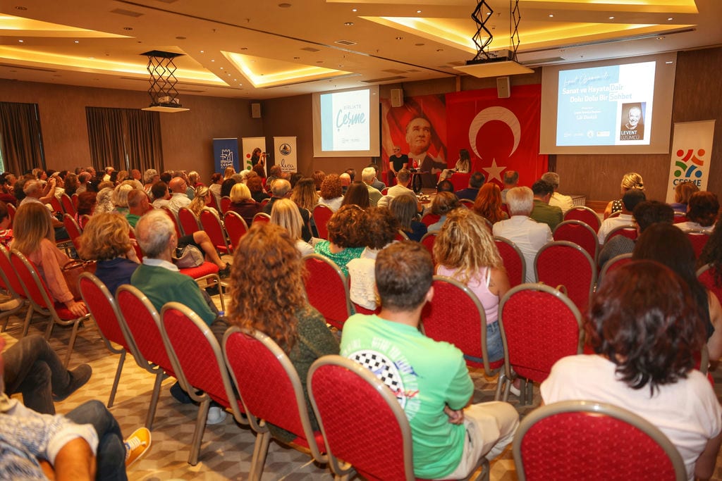 Levent Üzümcü, Çeşme’de ‘Sanat Ve Yaşam’ Üzerine Konuştu 4