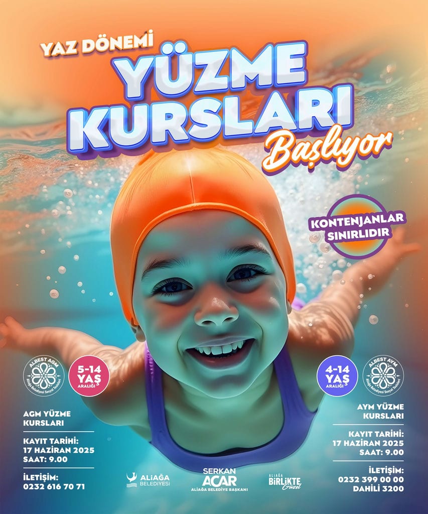 Aliağa’da Yaz Dönemi Yüzme Kursları Başlıyor (1)