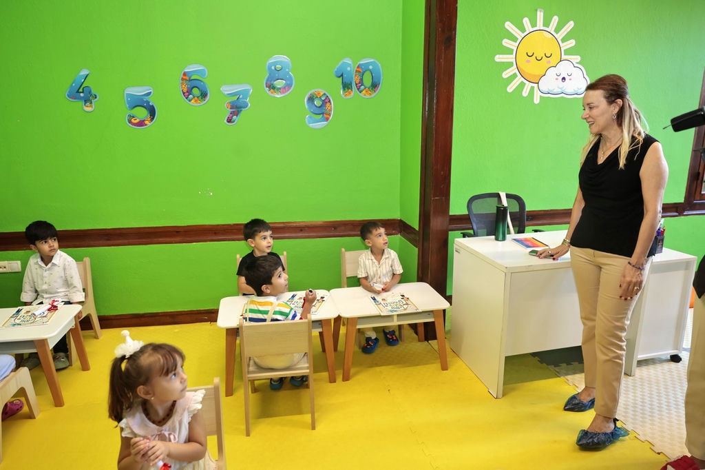 Başkan Mutlu, Oyun Evi’nin Minikleriyle Buluştu (2)