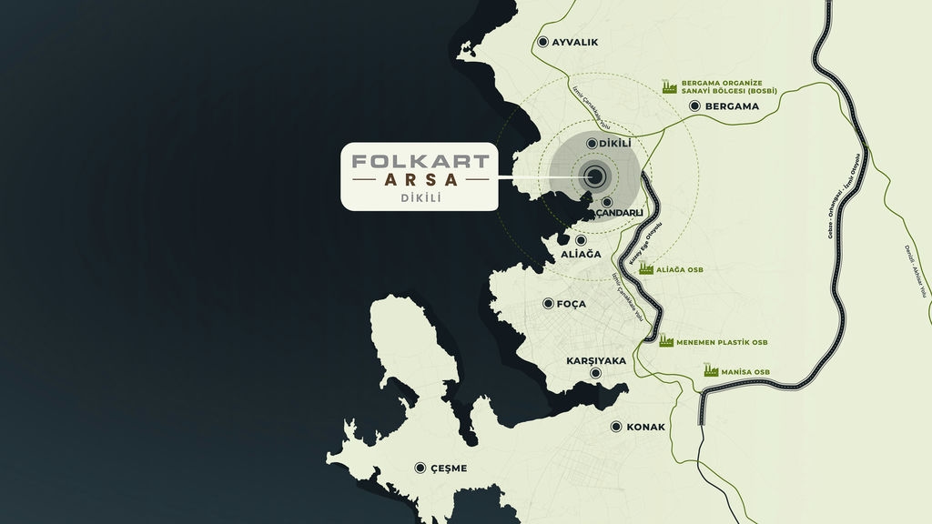 Folkart Arsa Dikili Konum-1