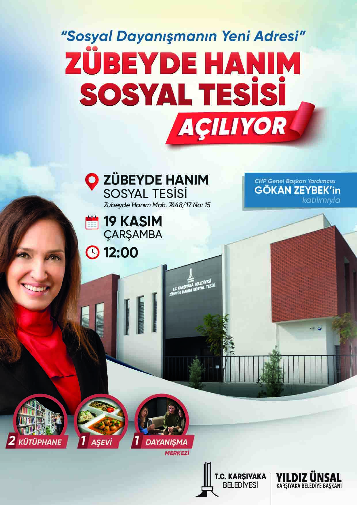 Zubeydehanim Sosyaltesisi Acilis 2025