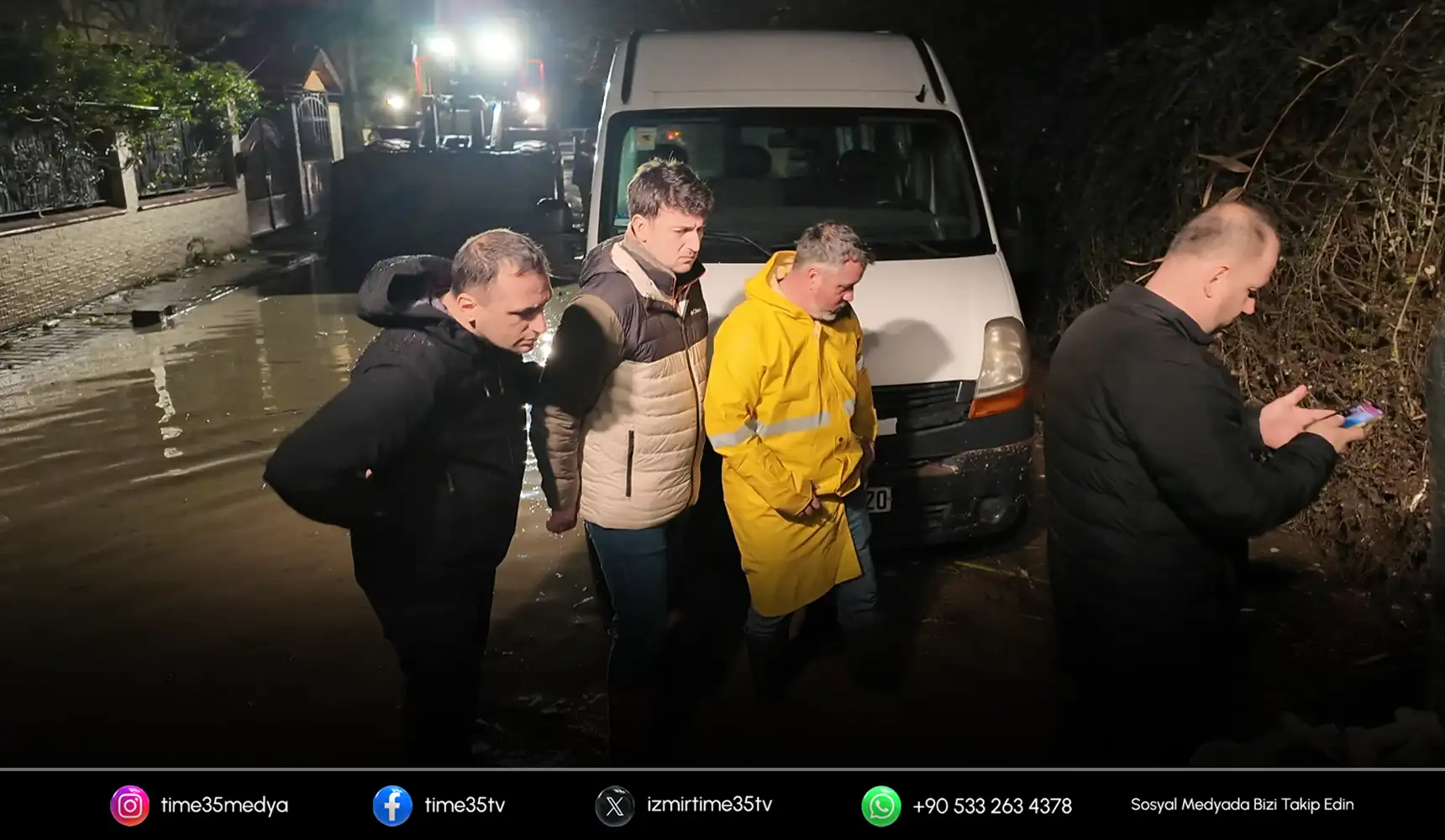 Bornova Belediyesi su baskınlarına anında müdahale etti