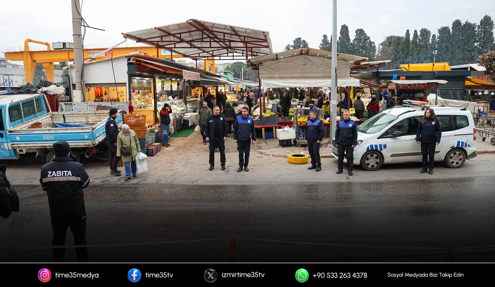 Buca'da pazar yerlerinde kaçak sergi denetimi
