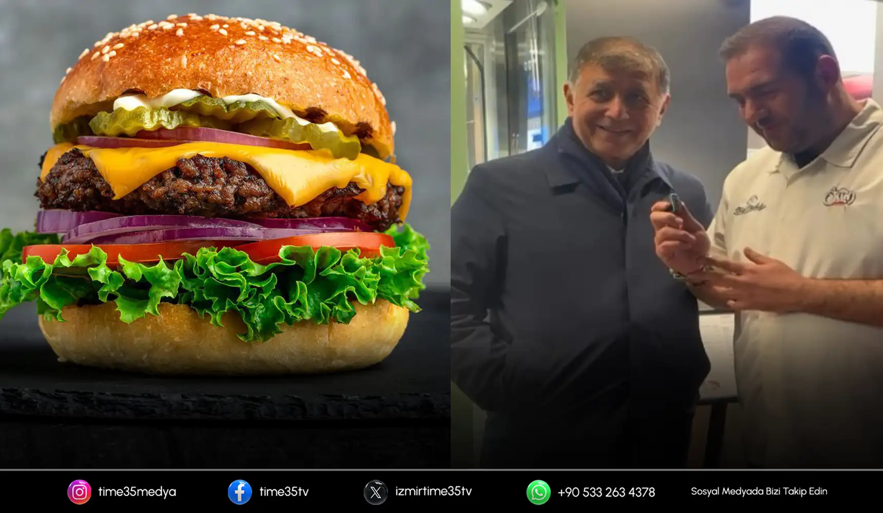 Başkan Tugay’dan İzmir’e Hamburger Festivali sürprizi