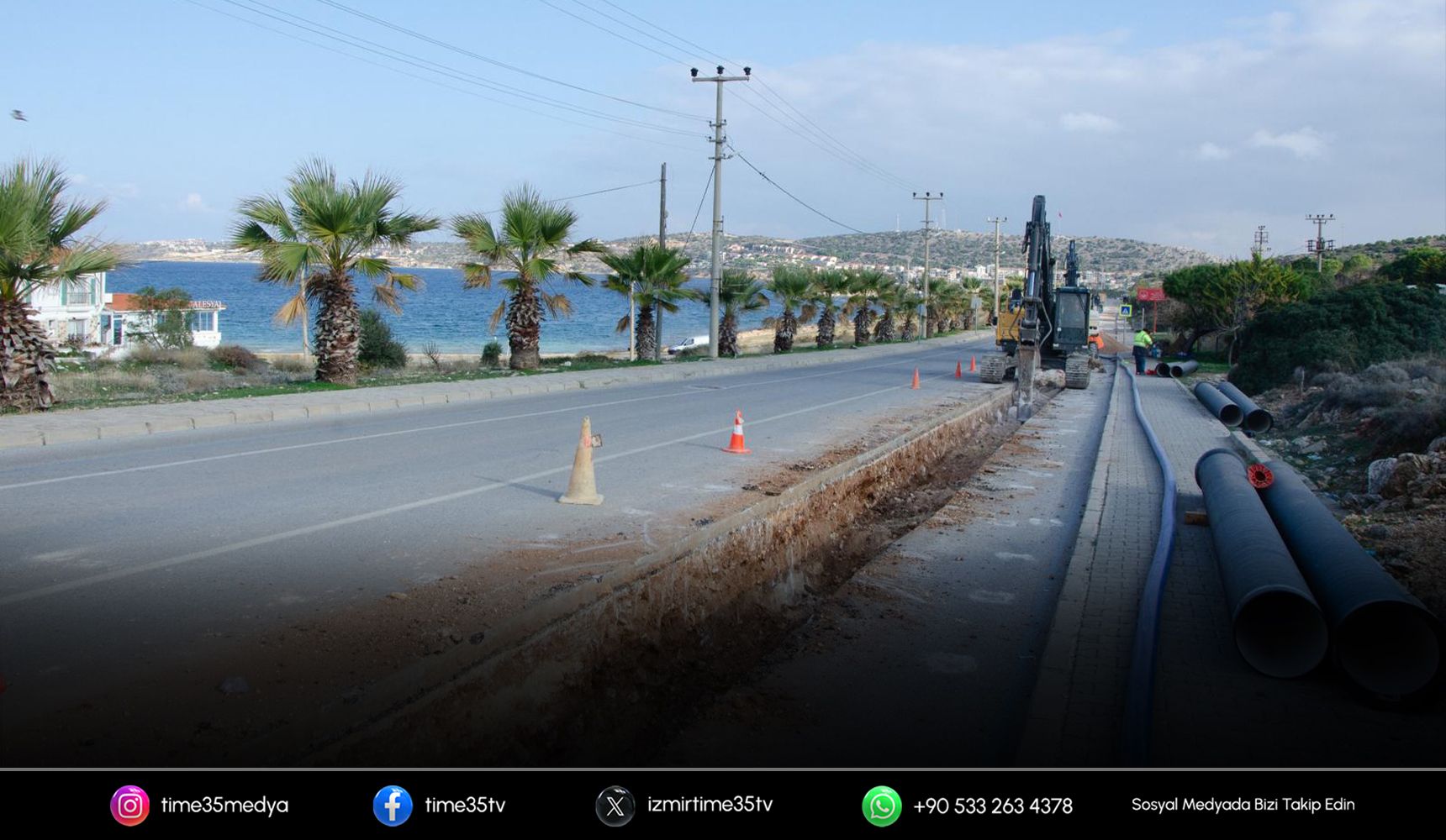 İZSU Çeşme’nin içme suyu altyapısını tamamen yeniledi