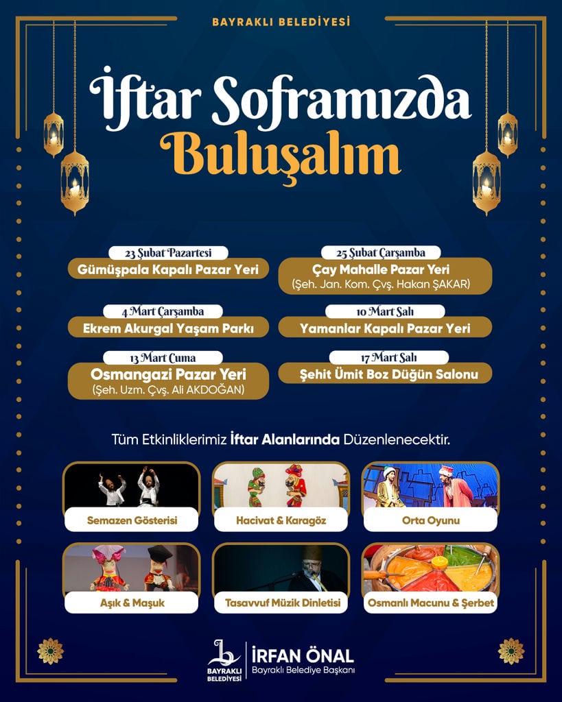 Bayraklı Belediyesi Ramazan Sofralarını Mahallelere Taşıyor (1)