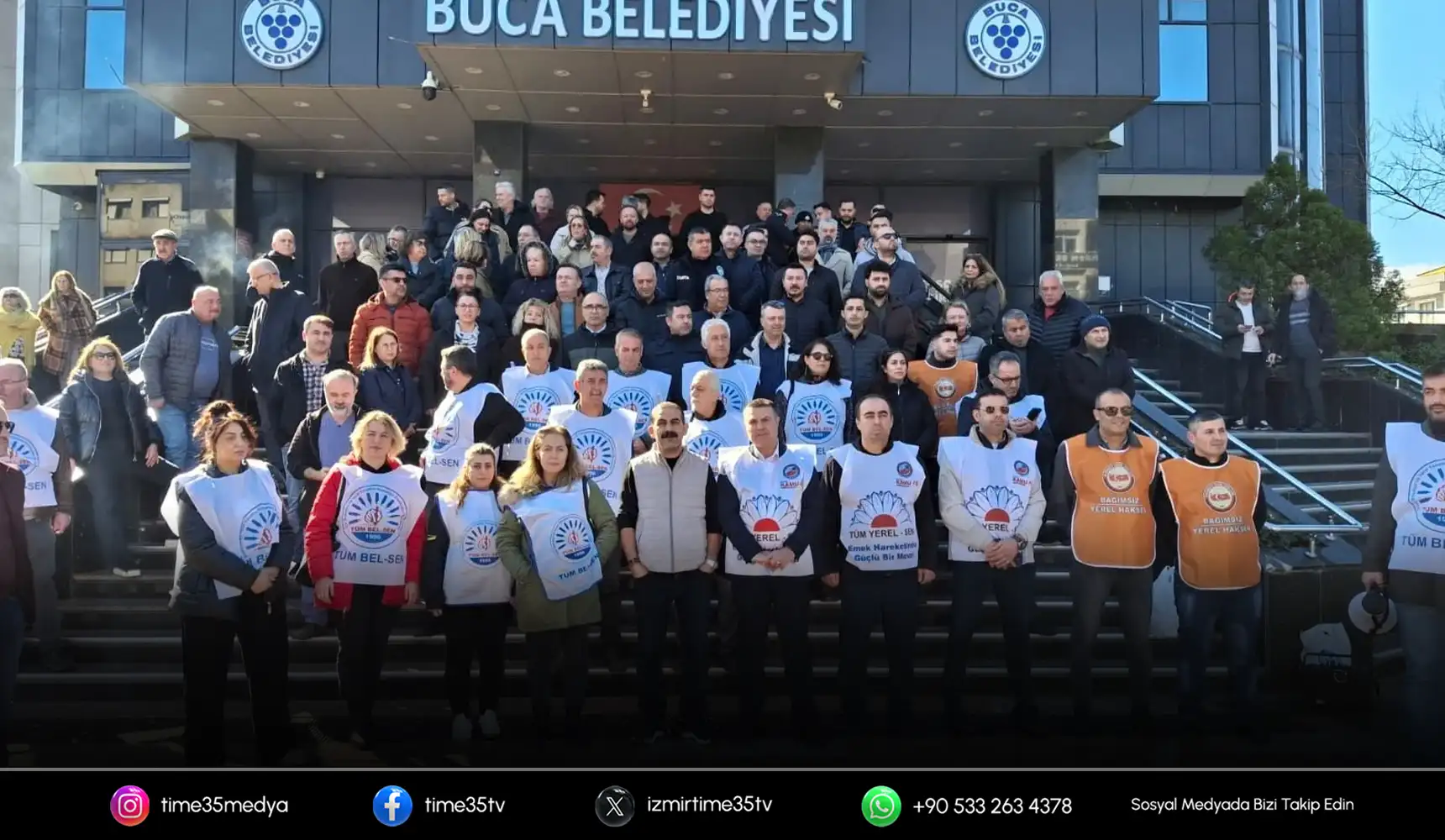 Buca Belediyesi’nde memurlar iş bıraktı