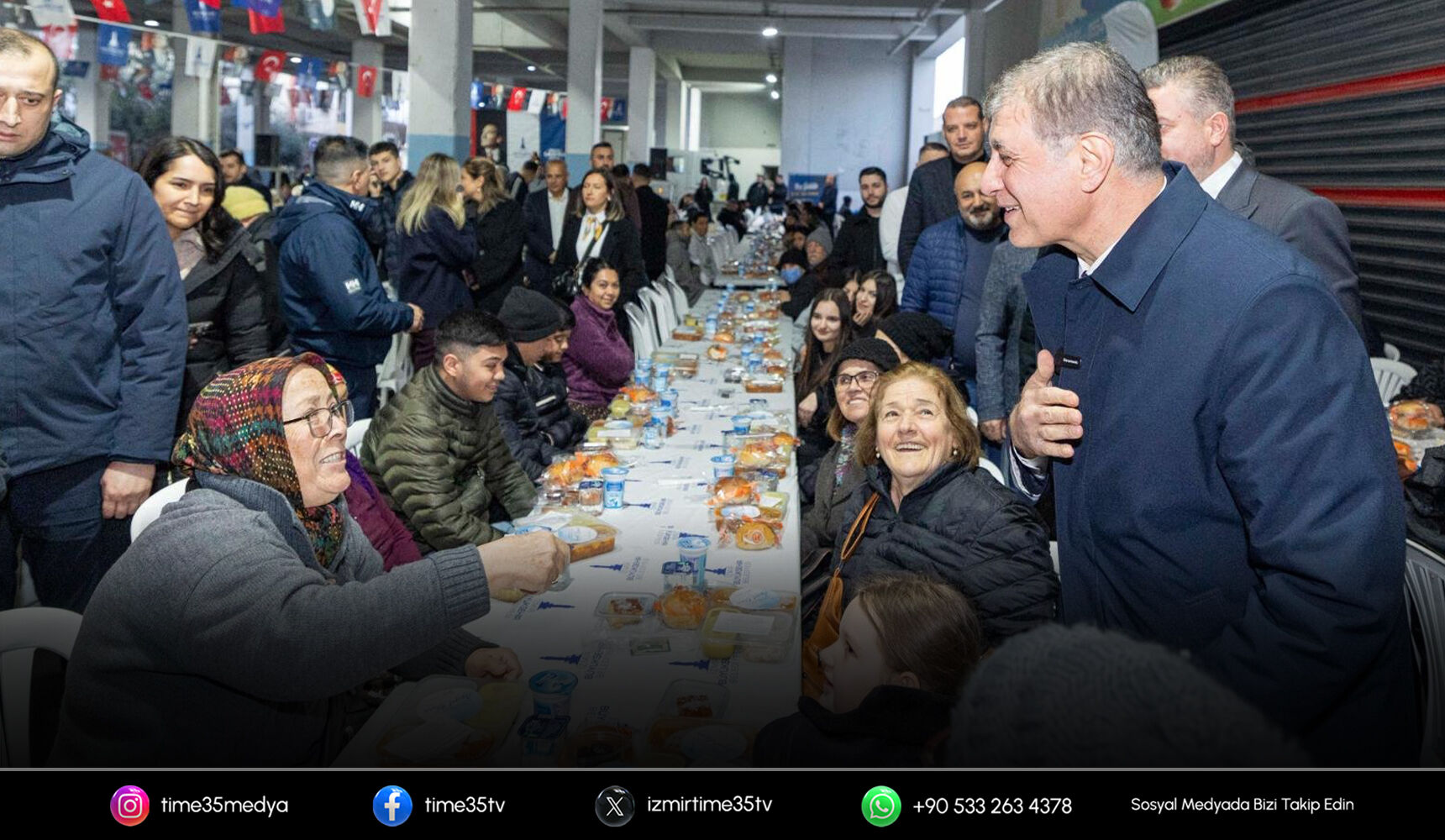 Buca’da 3 bin kişilik iftar programı düzenlendi