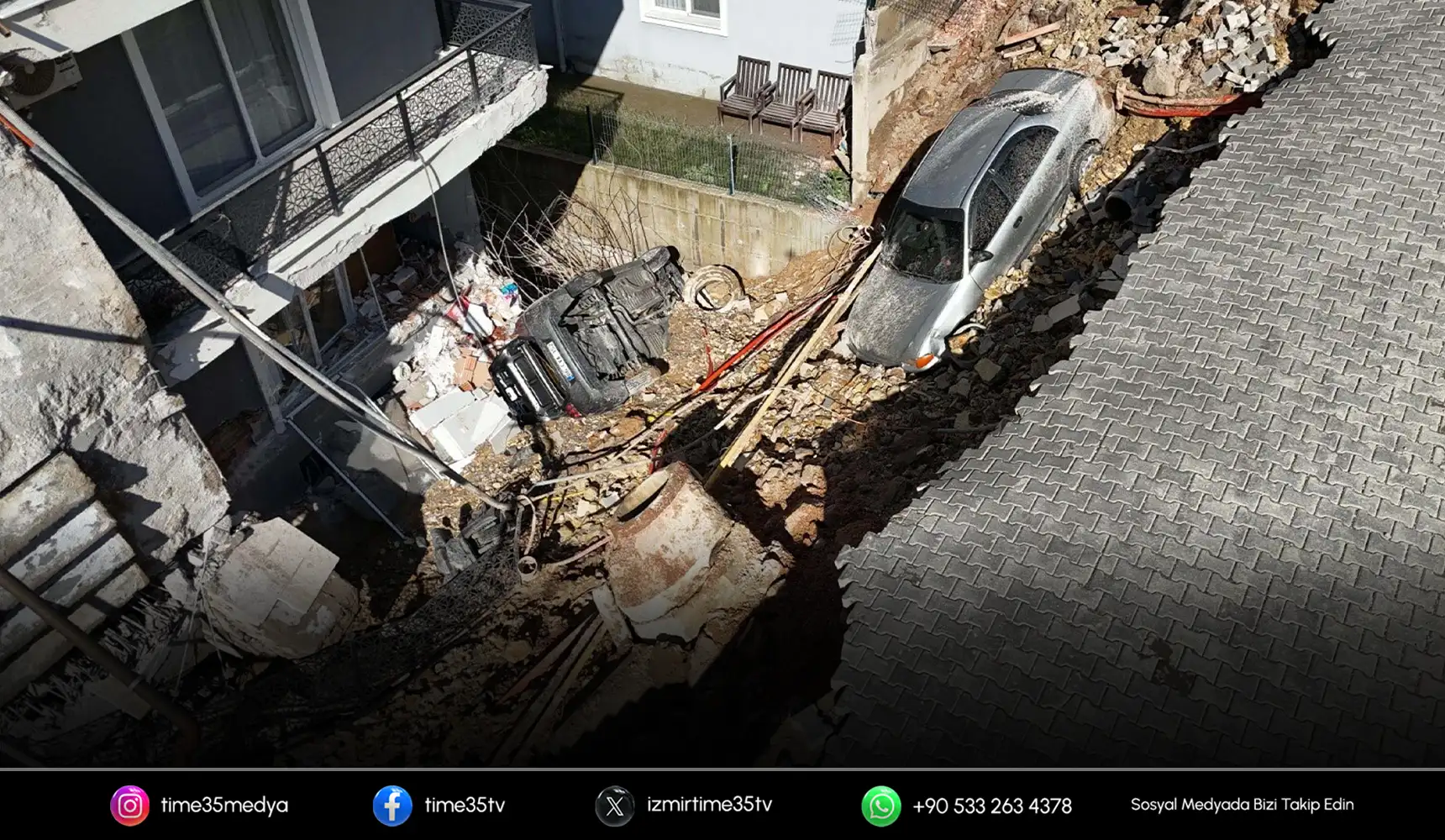 Facia geliyorum demiş! Çöken duvar için önceden uyarı var