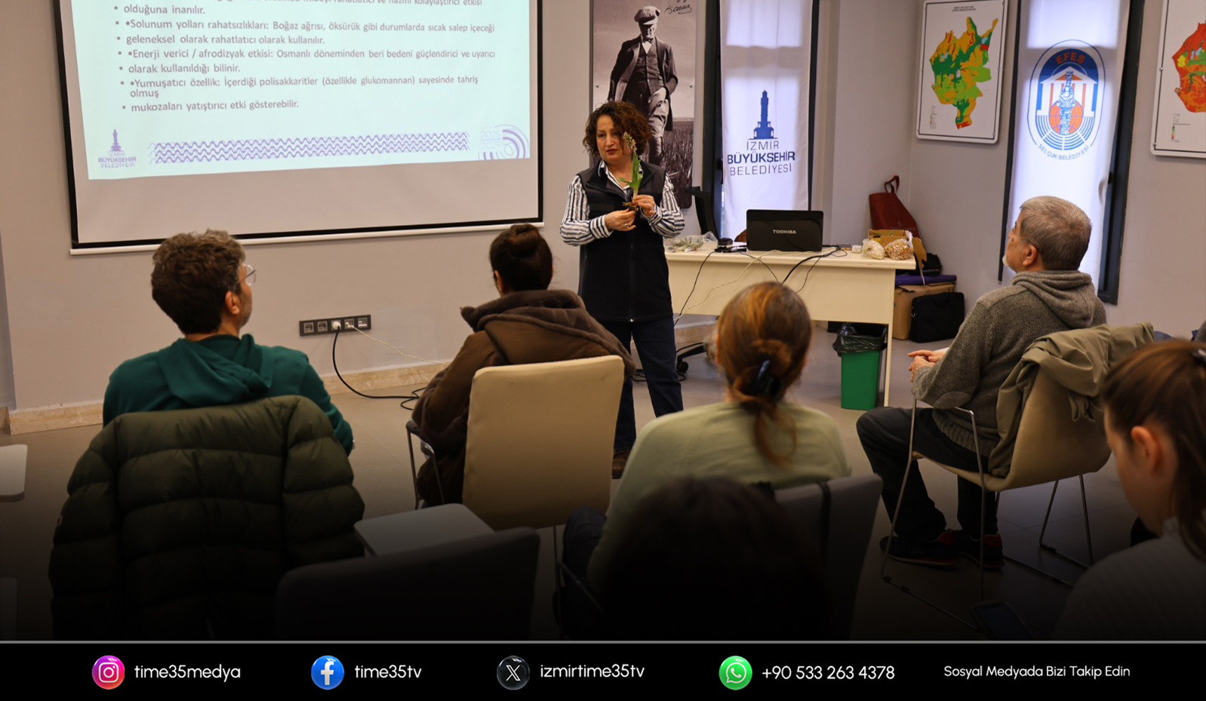 Efes Tarlası’nda salep yetiştiriciliği eğitimi