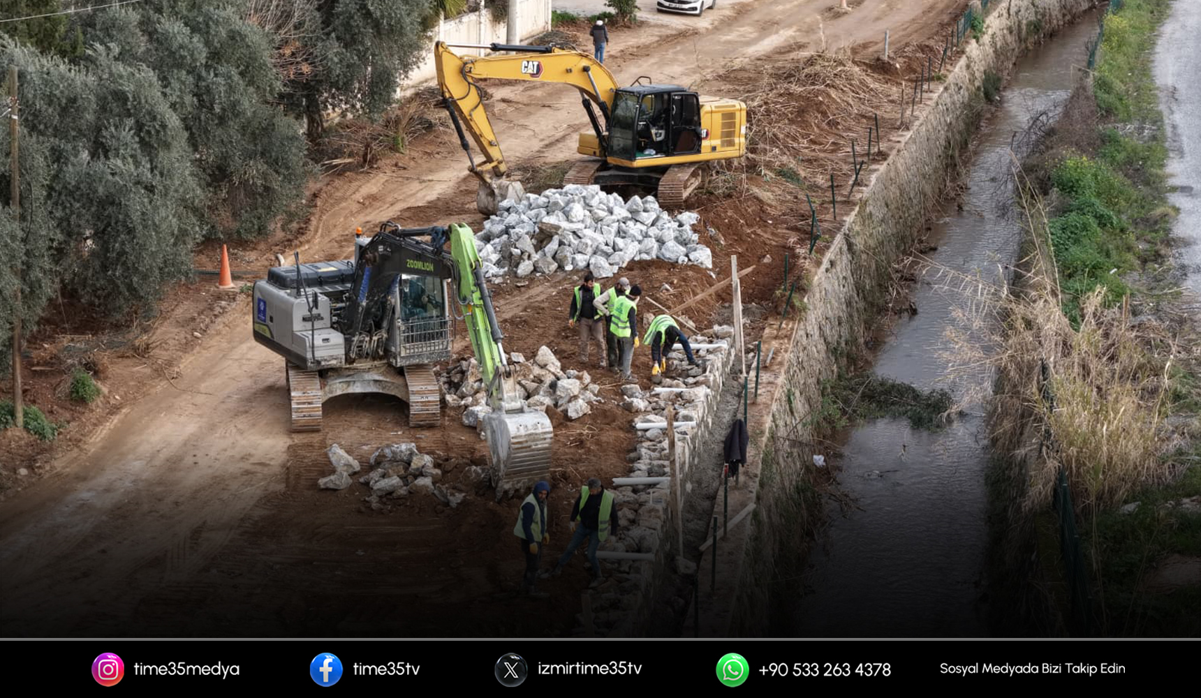 Aydın'da 17 ilçede eş zamanlı yol seferberliği sürüyor