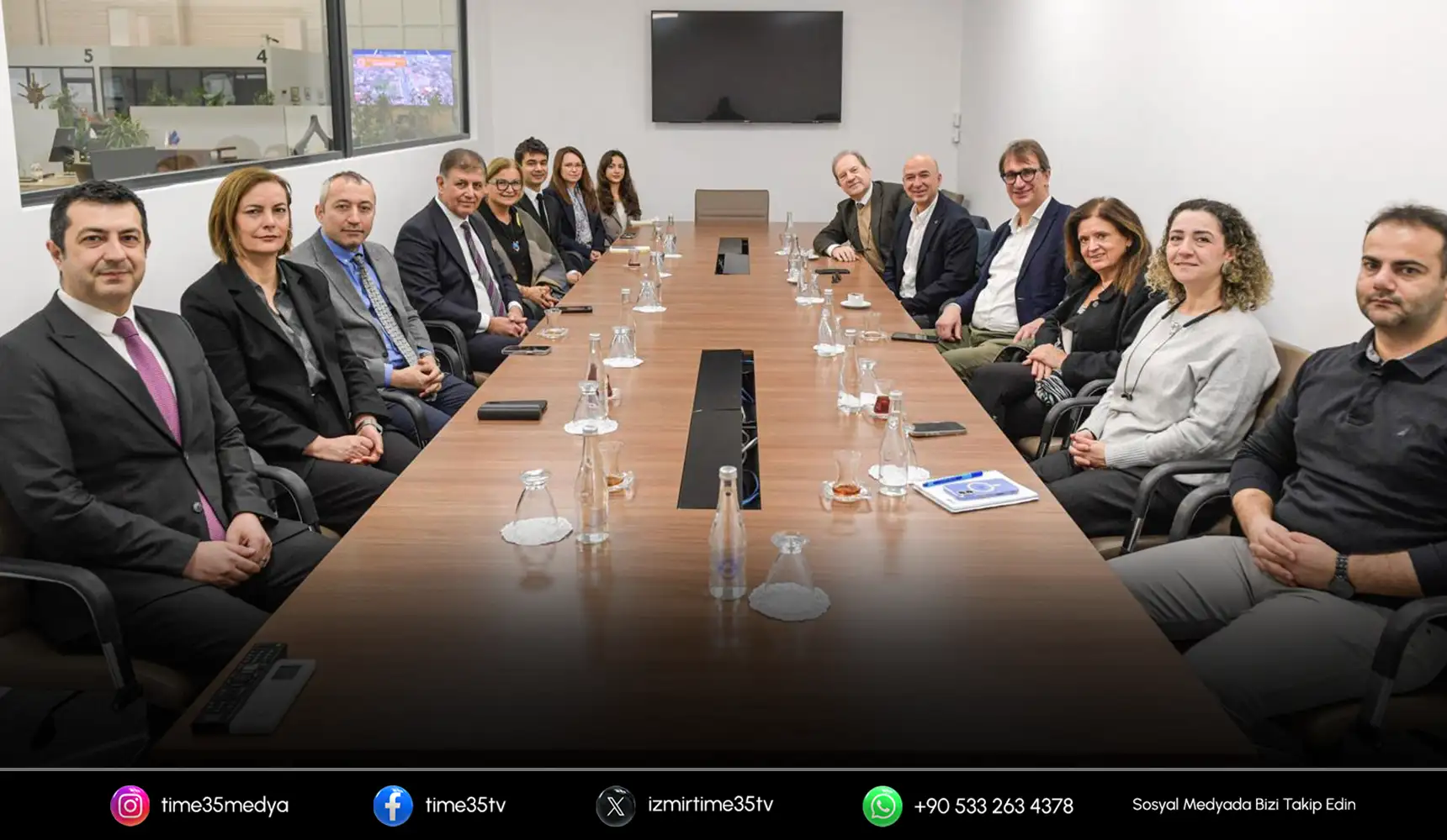 Başkan Dr. Cemil Tugay’a Floransa heyetinden ziyaret