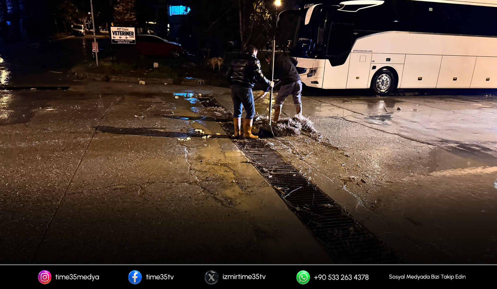 Kuşadası'nda sel felaketi: 2 saatte 110 kilogram yağış