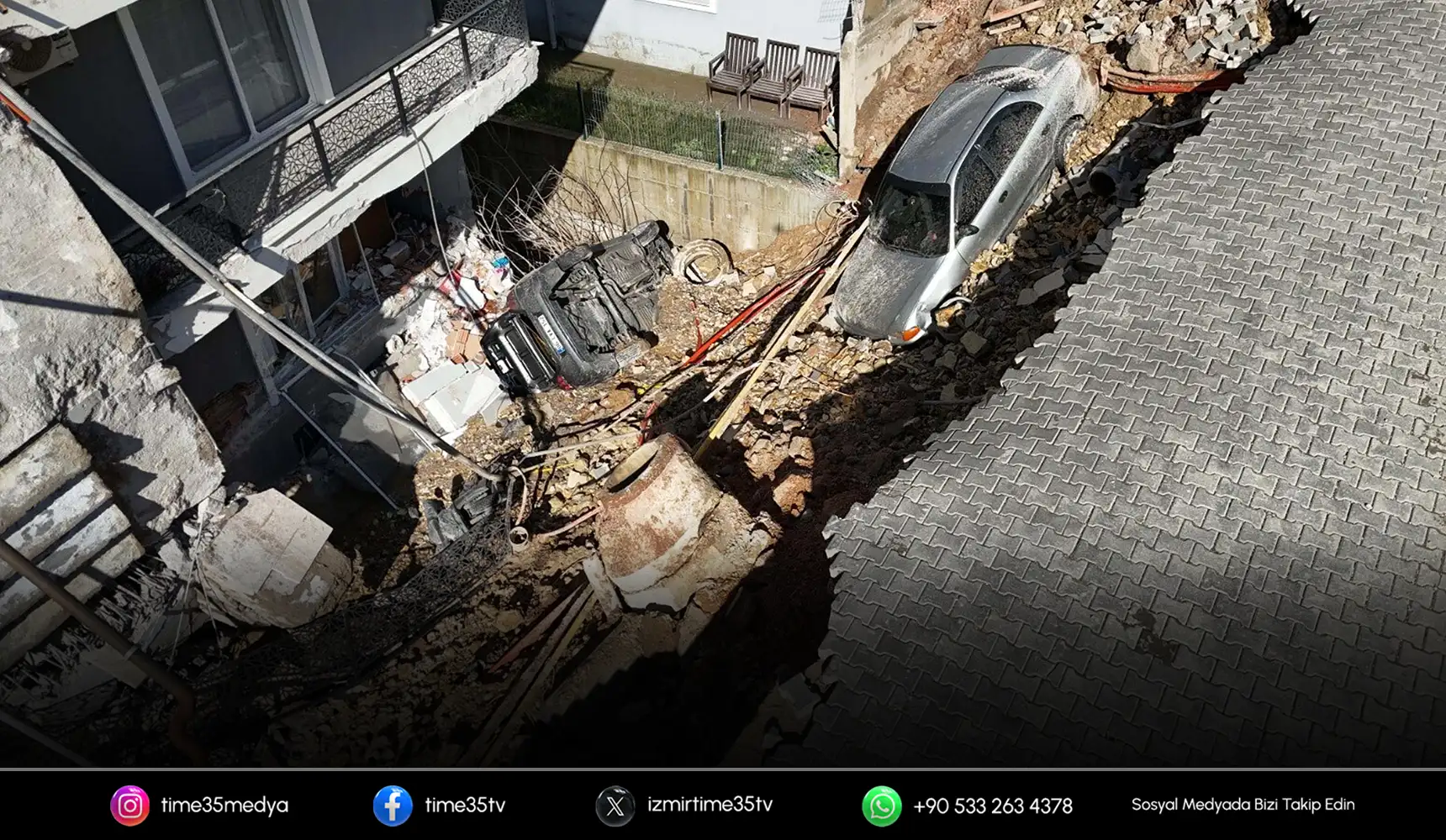 İzmir’de istinat duvarının çöktüğü olayda 1 gözaltı