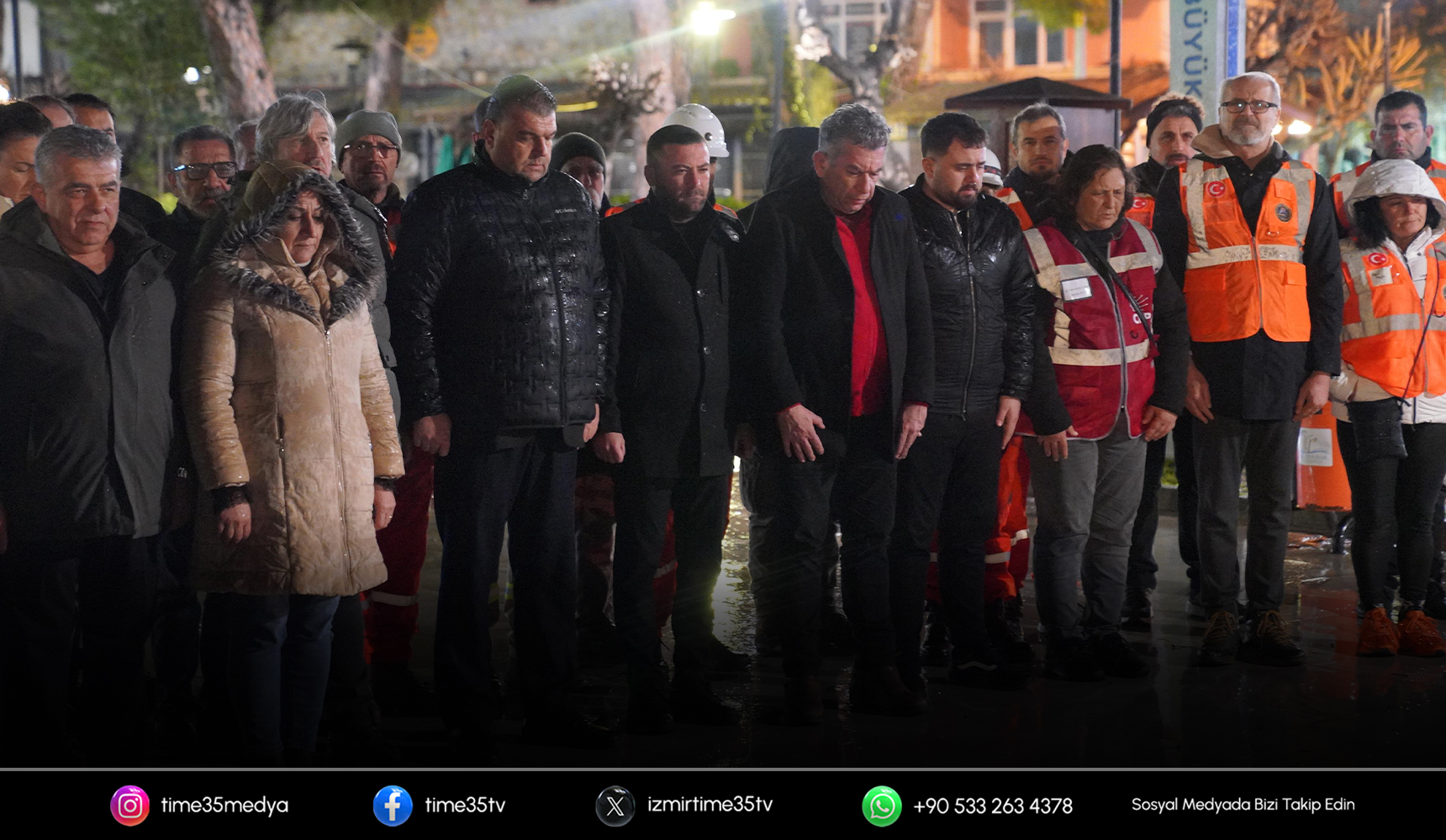 Seferihisar’da 04.17’de 6 Şubat şehitleri için sessiz anma