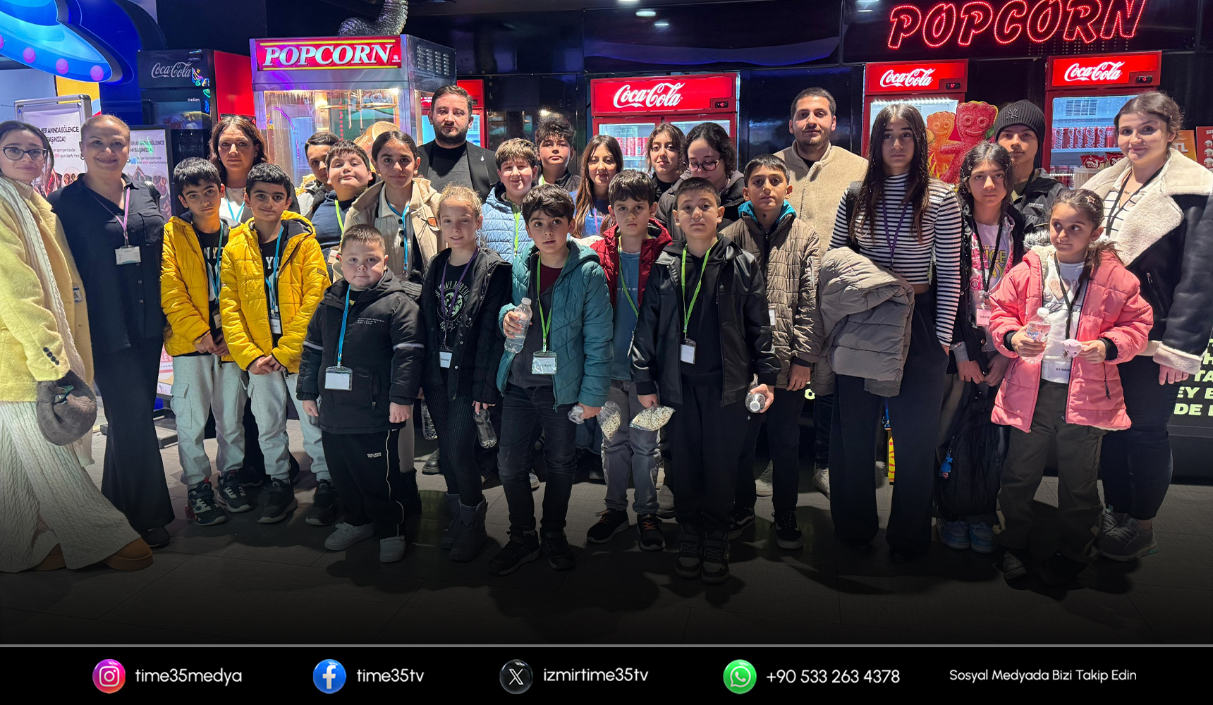 Seferihisar’da çocukların ilk sinema heyecanı