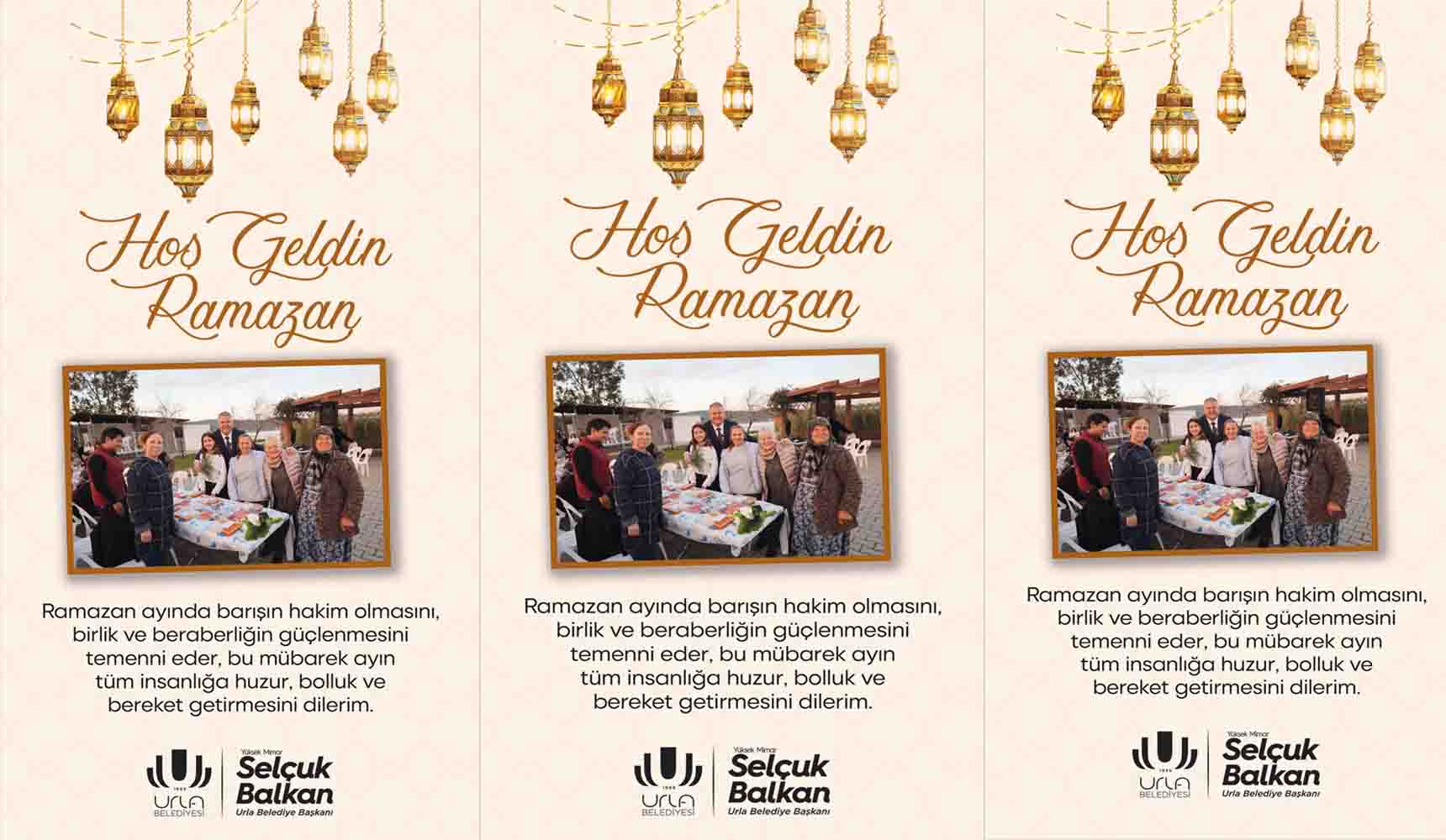 Urla Belediyesi Ramazan Ayı Kutlama Mesajı