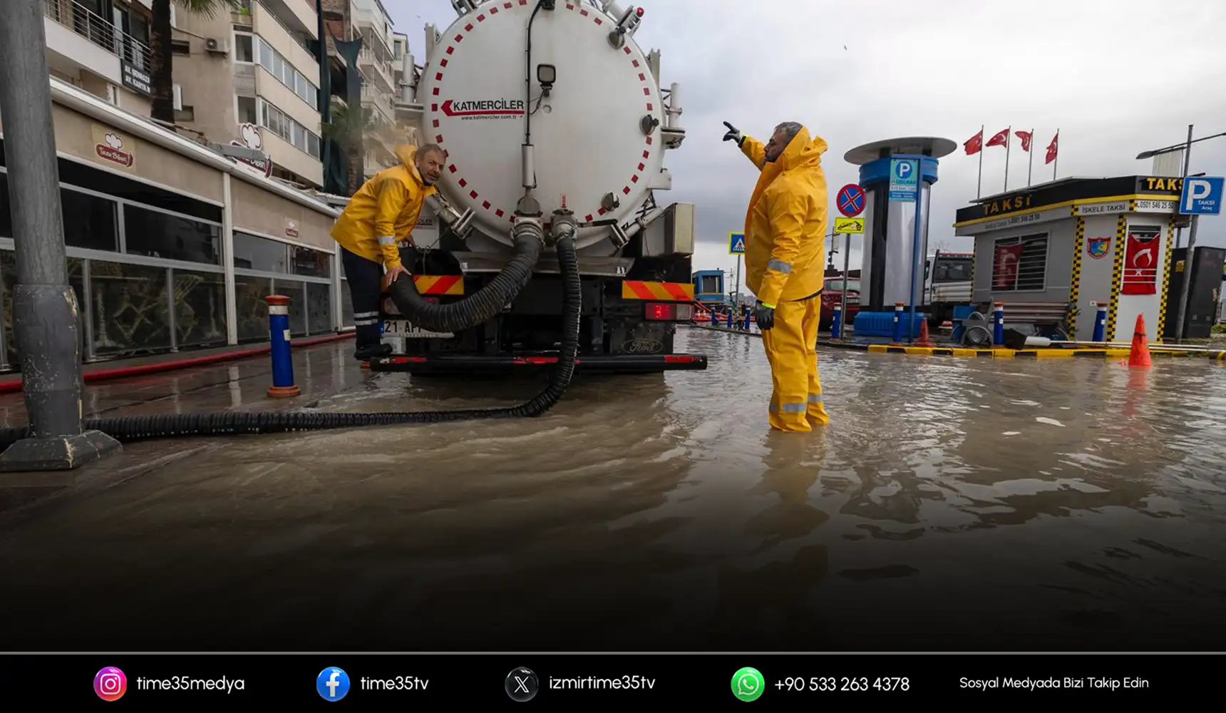 Büyükşehir'den 'deniz taşması' açıklaması: Altyapı yetersiz değil!