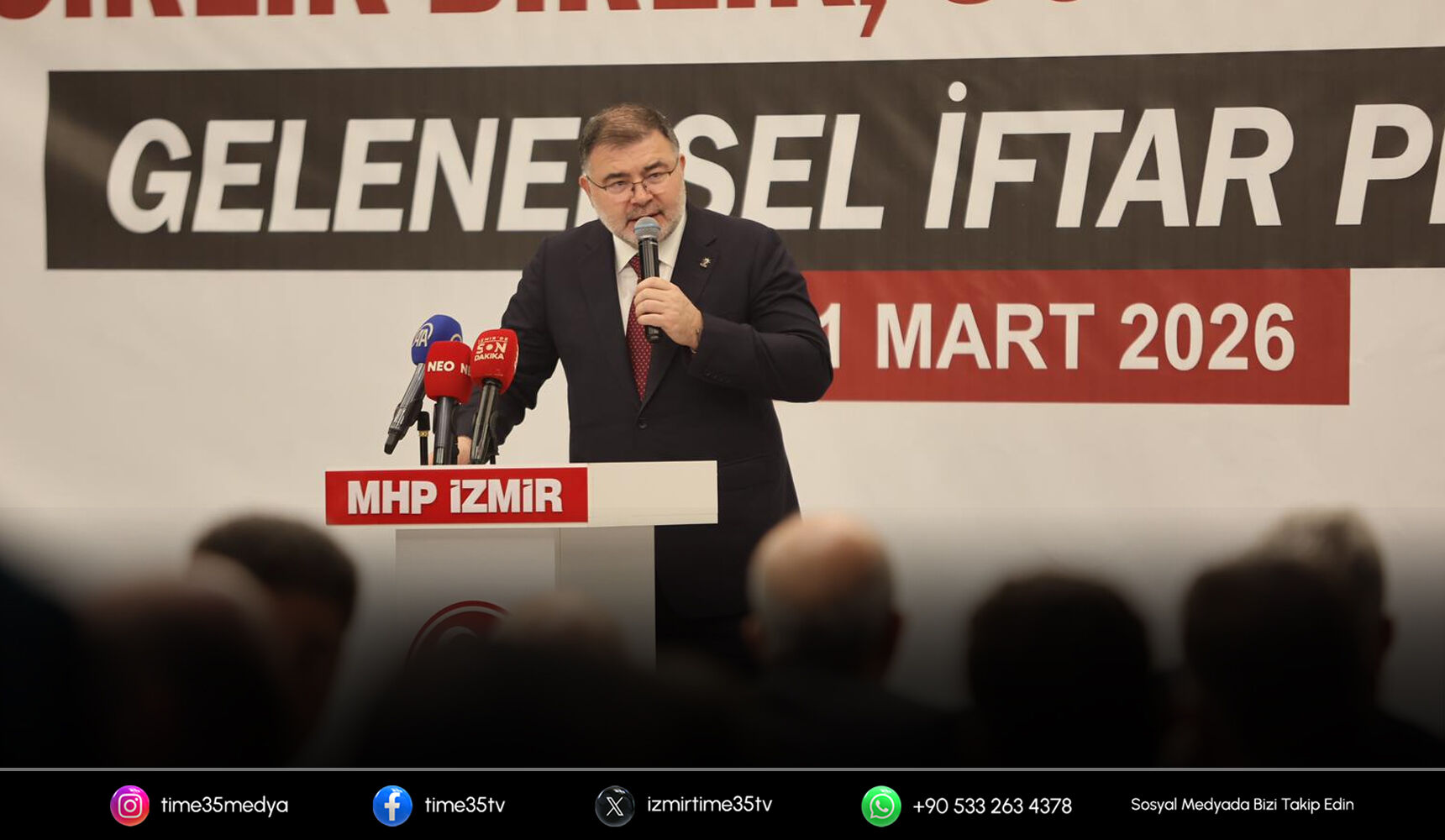 AK Parti İzmir İl Başkanı Saygılı, MHP iftarında konuştu!