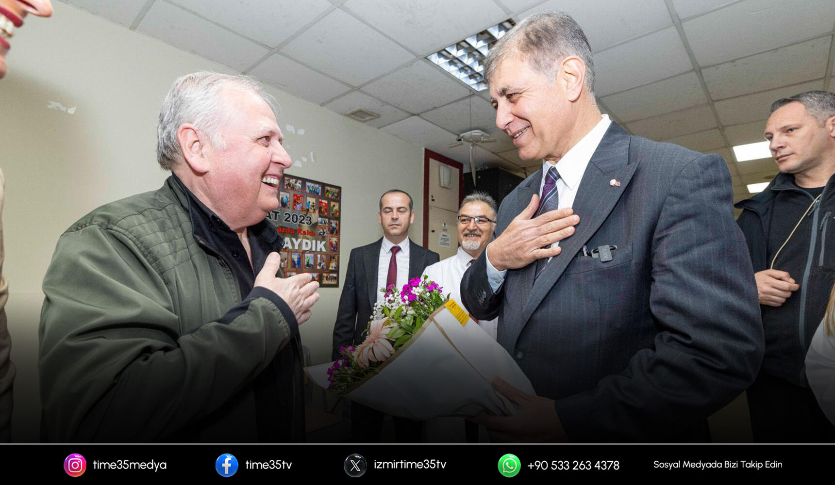 Başkan Tugay, meslektaşlarıyla Tıp Bayramı’nı kutladı