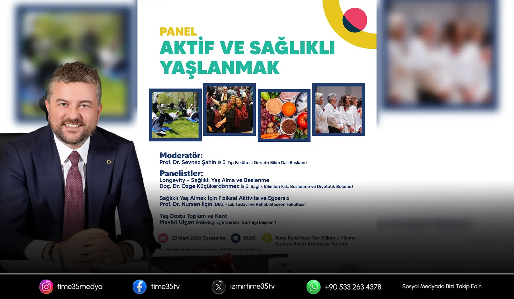 Buca Belediyesi’nden sağlıklı yaşlanma paneli