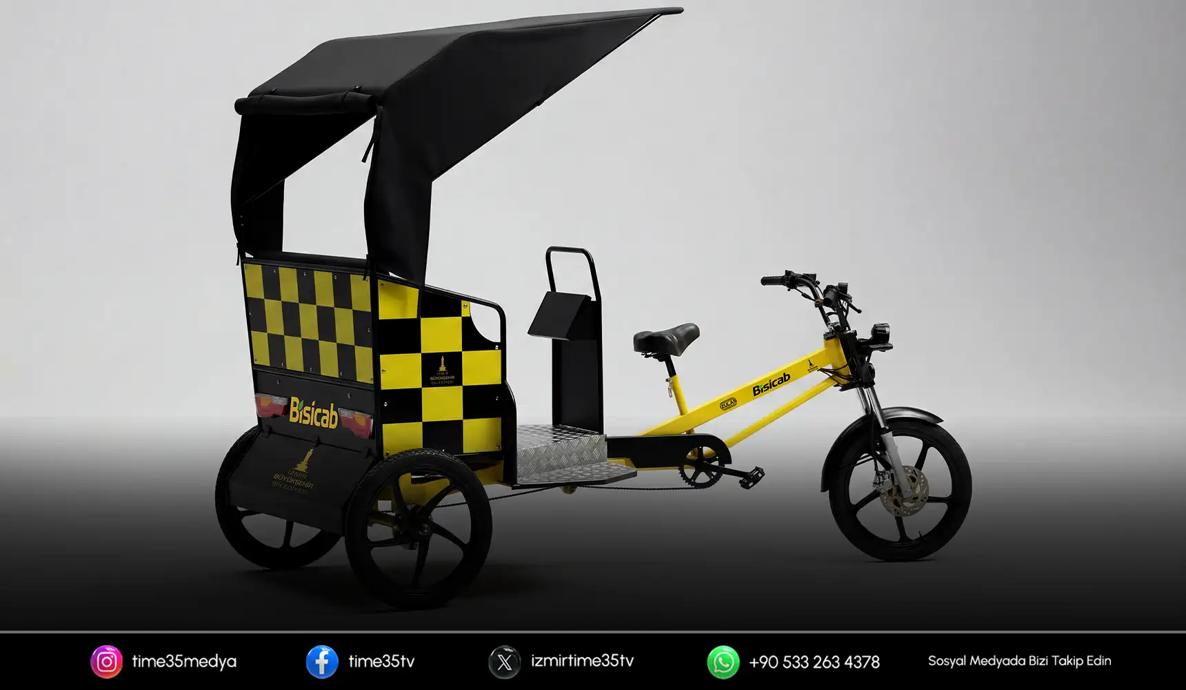 İzmir’de üç tekerlekli bisikletler hizmete giriyor